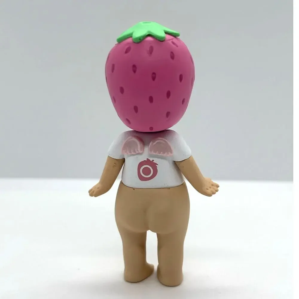New Unbranded Kewpie/Angel Collectible Mini Figure, Strawberry Cafe, Open Box